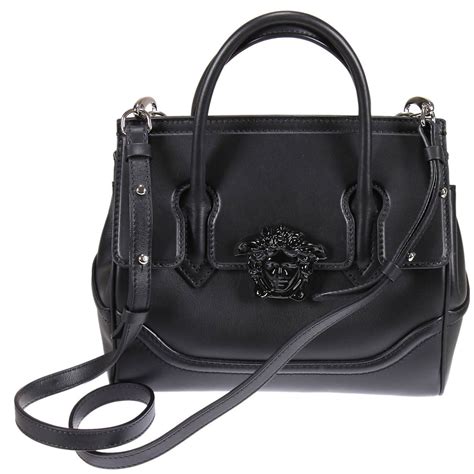 versace tasche schwarz lack|Damen Shopper Taschen von Versace.